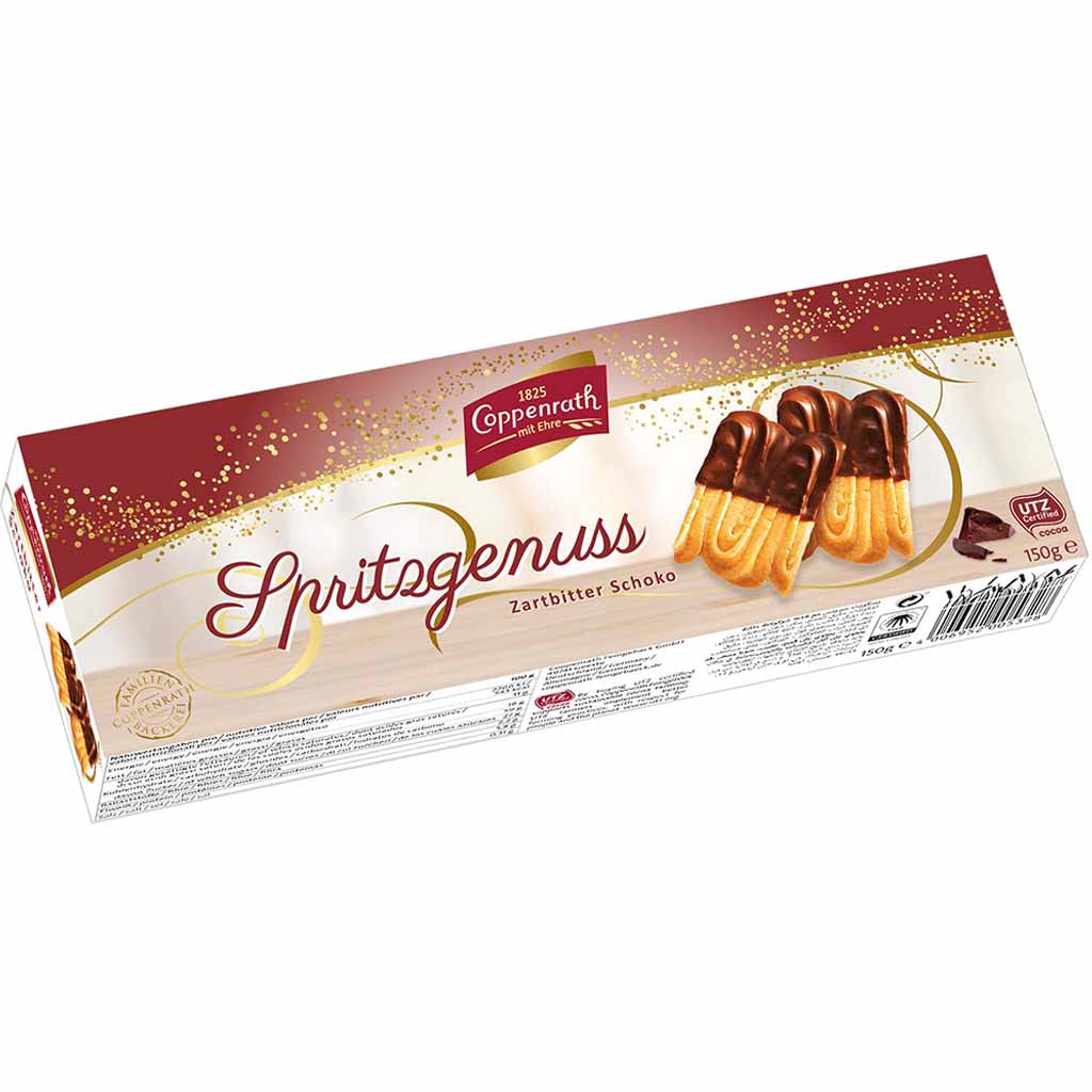 Coppenrath Spritzgenuss Zartbitter 150g MHD:29.9.25