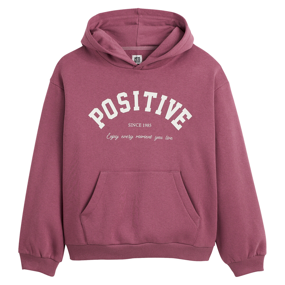 COLEÇÕES LA REDOUTE<br>Moletom oversized com estampa, em fleece