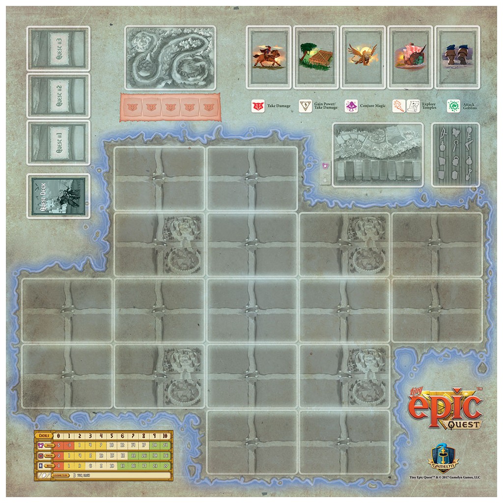 Game Mat : Tiny Epic Quest
