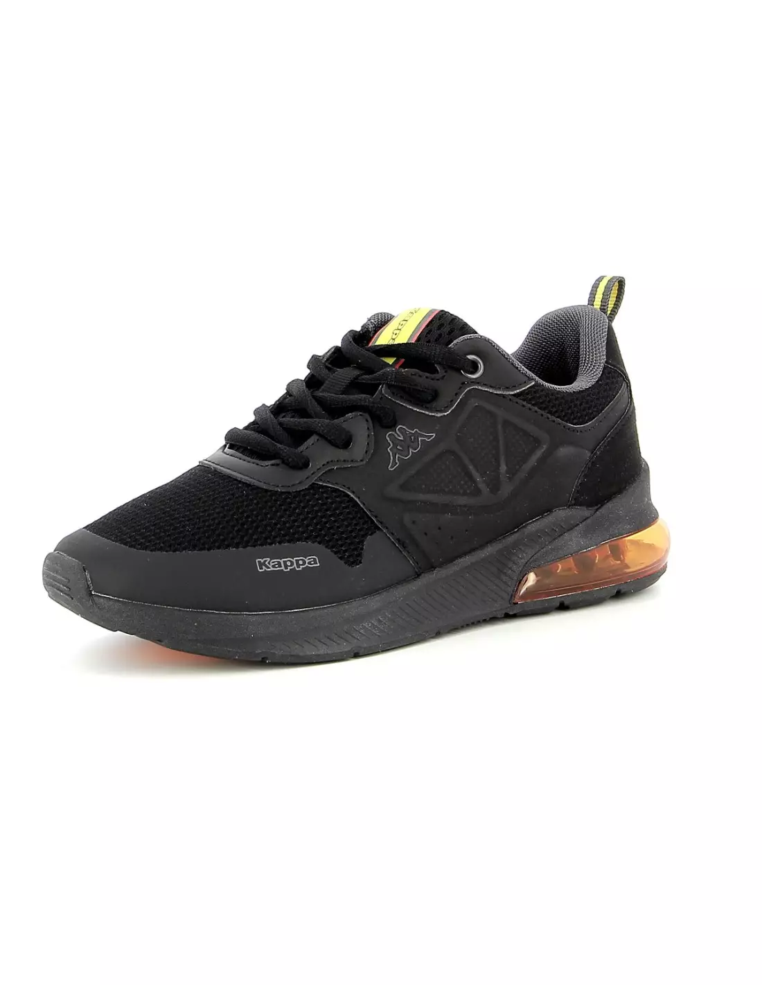 KAPPA SPLINTER LACE - Sneakers Blackyelloworange