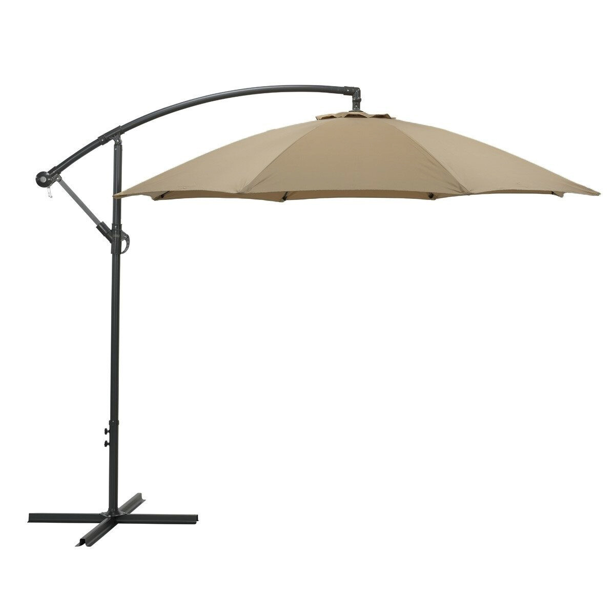 Garden Impressions Athene taupe zweefparasol