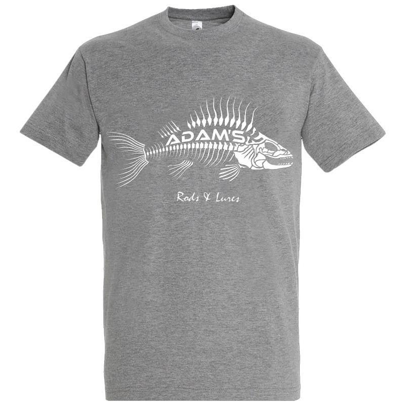 Tee Shirt Manches Courtes Homme Adam's - Gris