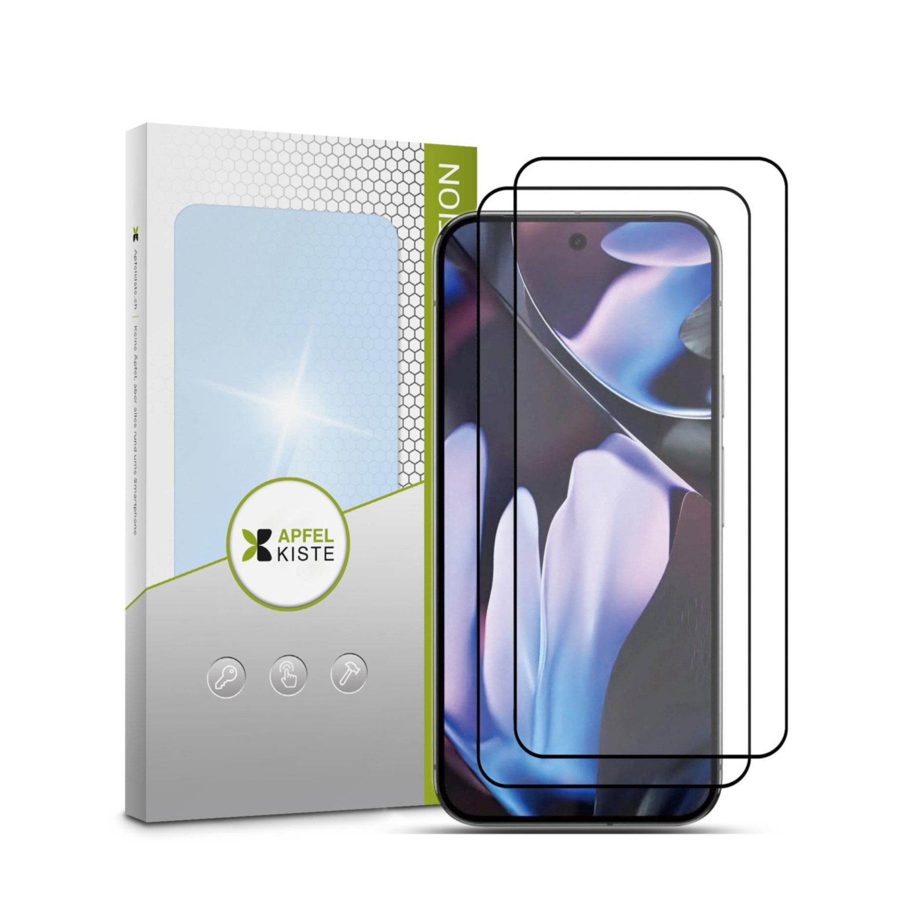 (2er Set) Google Pixel 9 / 9 Pro Panzer Glas Displayschutz Case Friendly
