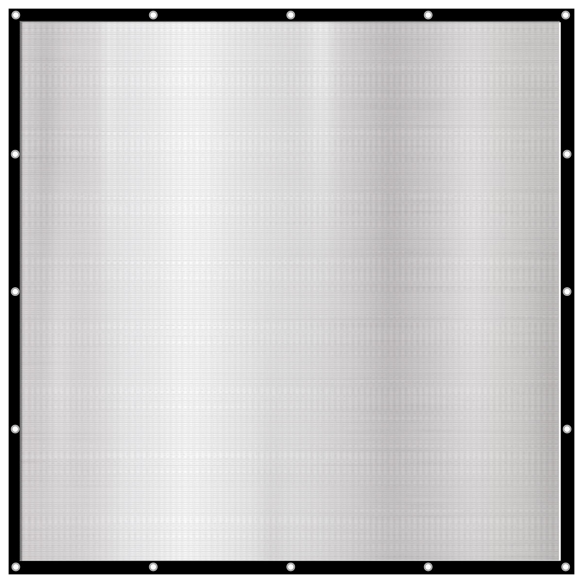 AMANKA 2x2 reflecterend aluminium schaduwdoek