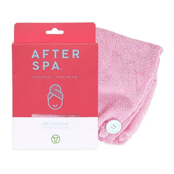 Toalha pós-spa para o cabelo