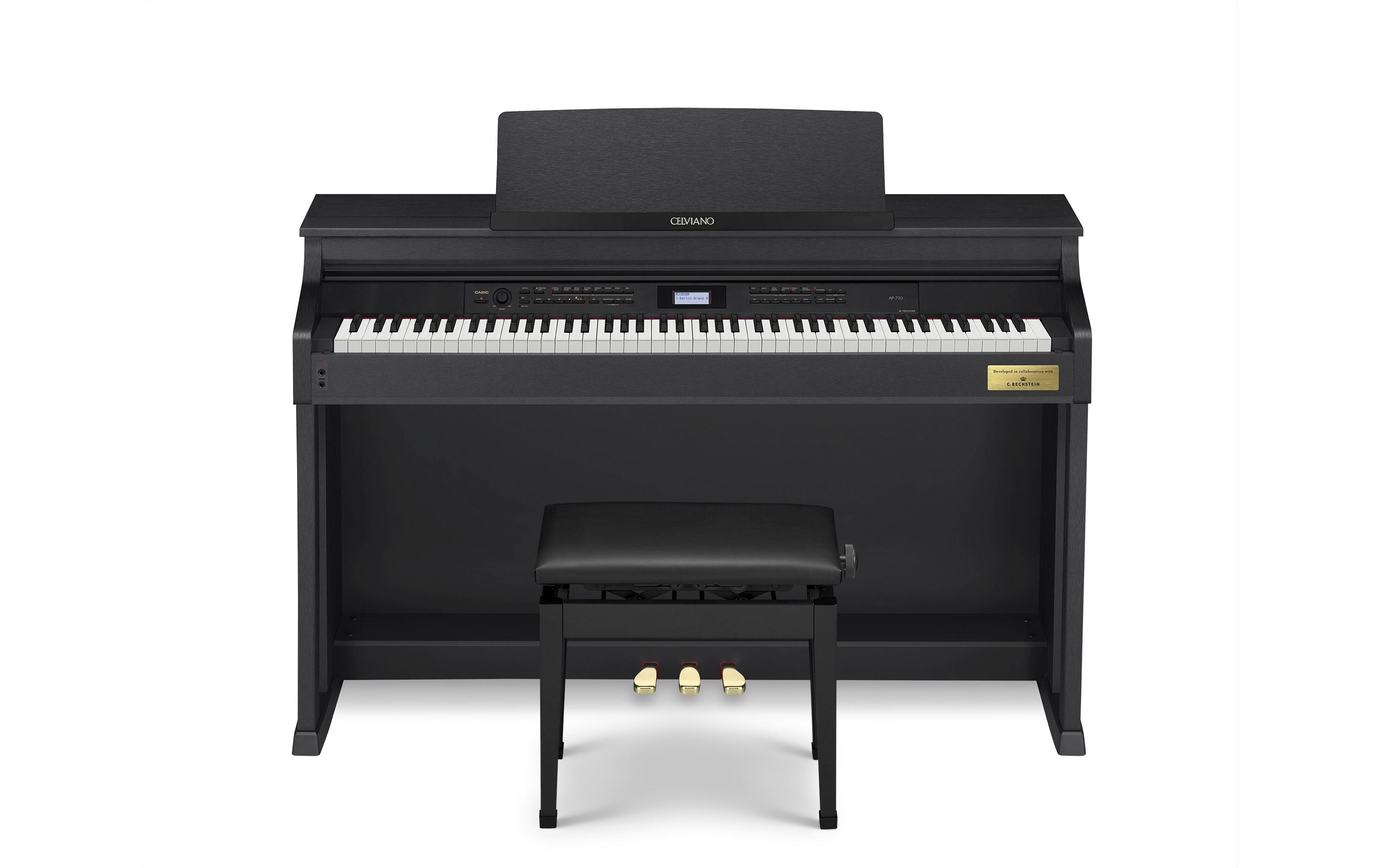 E-Piano CELVIANO AP-710BK Schwarz<br>E-Piano mit gewichtetem Tri-Sensor-Scaled-Hammer-Action-Keyboard II mit 88 Tasten