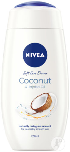 Nivea Soft Care Shower Crème De Douche À La Noix De Coco Flacon 250ml