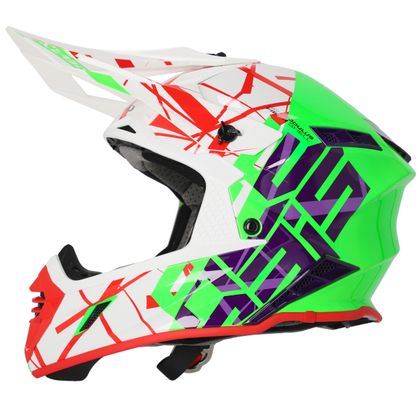 Casque cross Acerbis X-TRACK VTR ECE 2206 2024 - Vert / Blanc