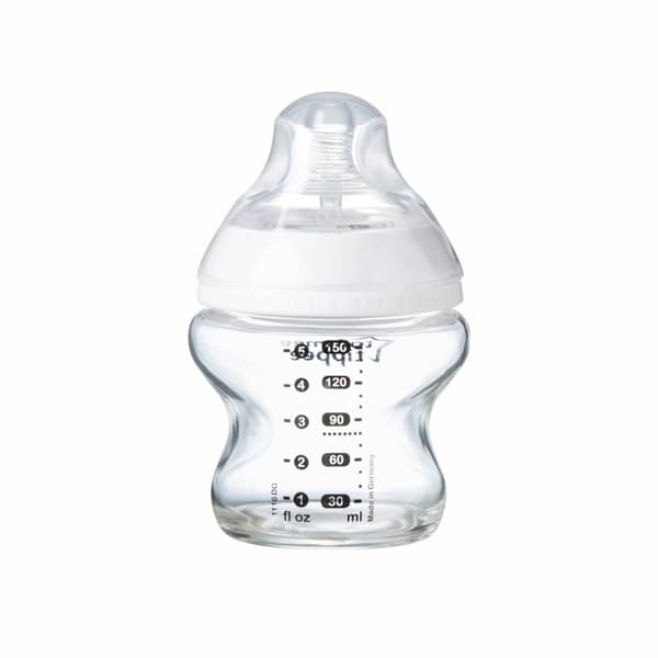 TOMMEE TIPPEE Natural Start  glass feeding bottle CTN with self sterilisation function 150ml 0m+, 42243791