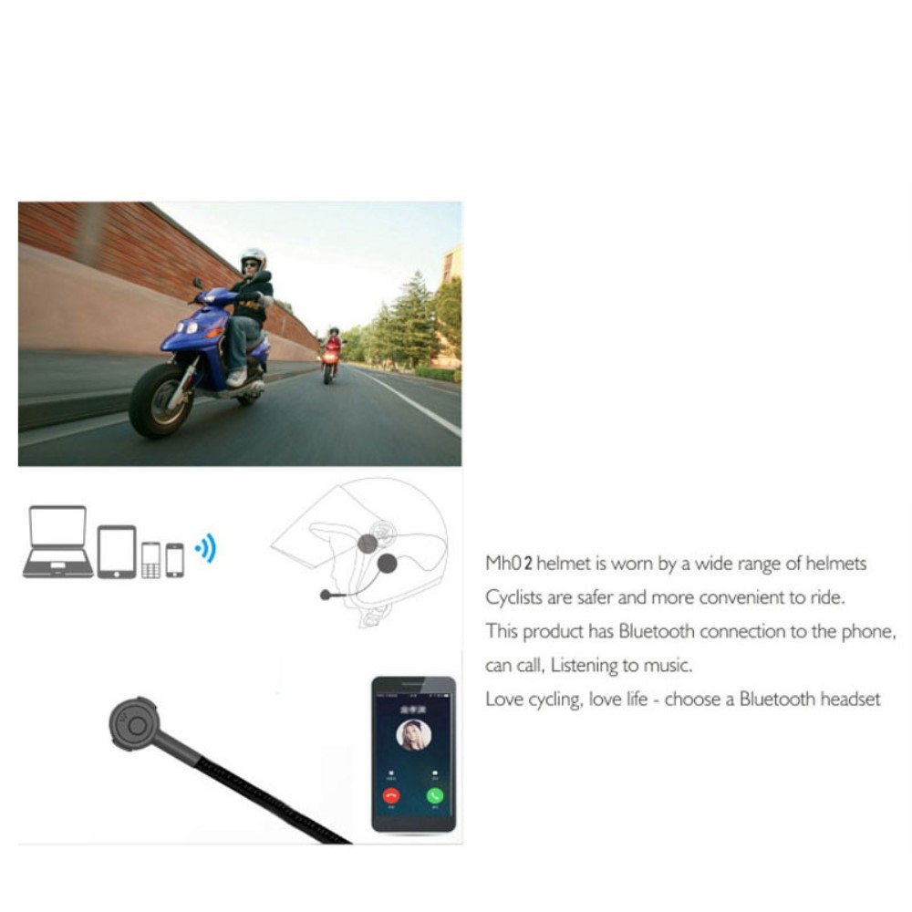Bluetooth Headset Freisprecheinrichtung für Motorrad Helme (20-30m Reichweite)