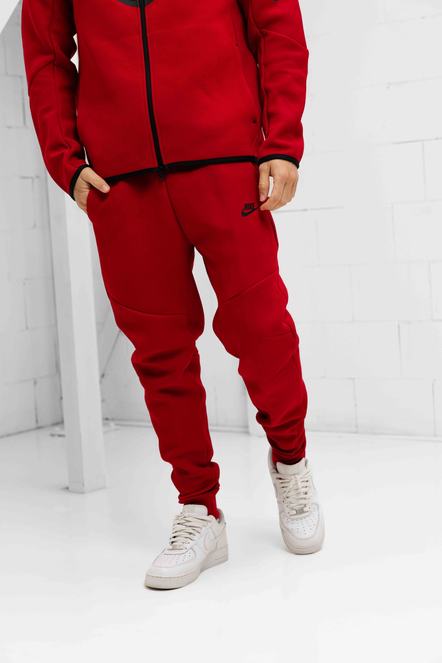 Nike Tech Fleece Trainingsbroek Heren Rood