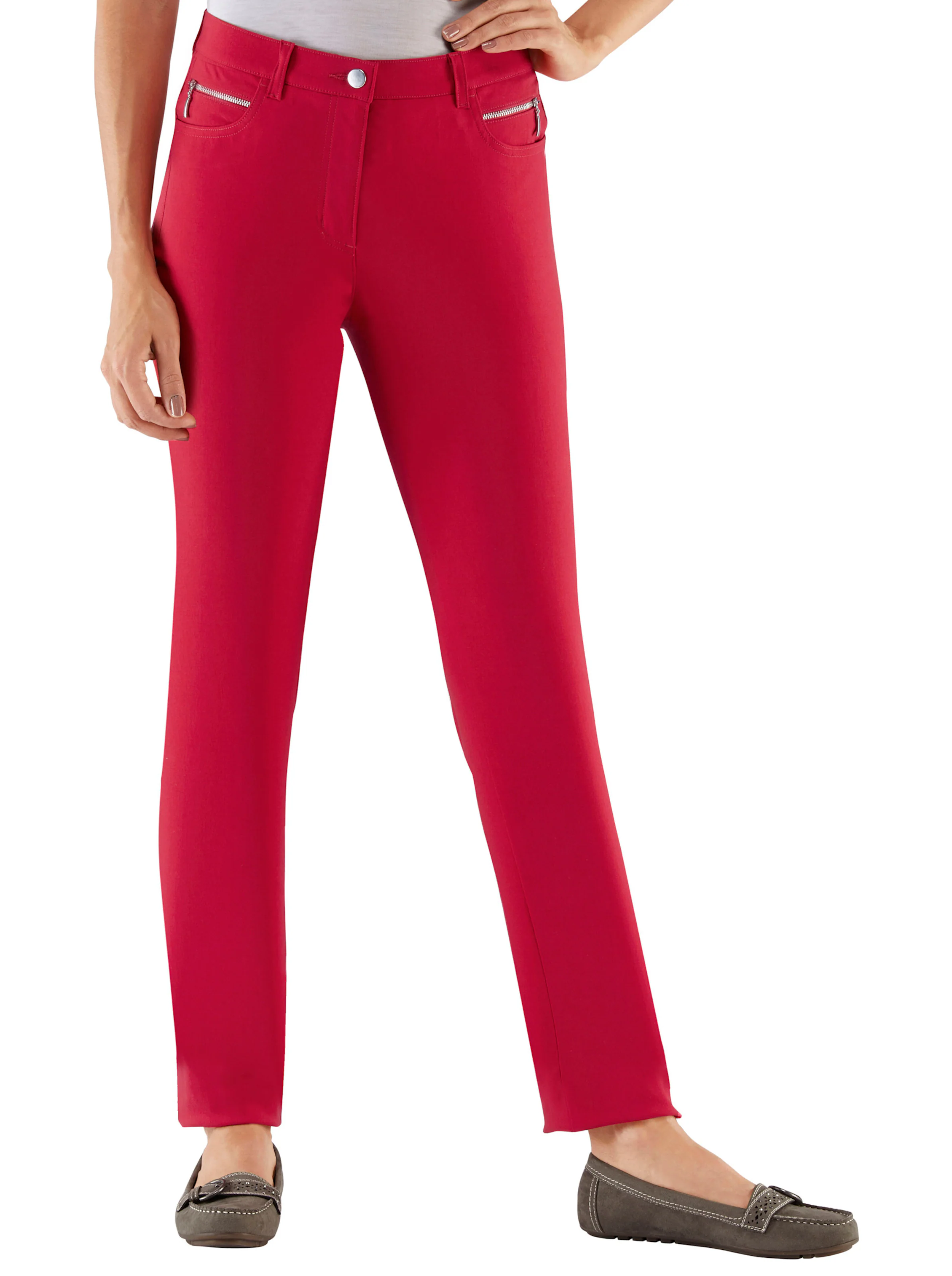 Stehmann Comfort line Stretch-Hose in kirschrot