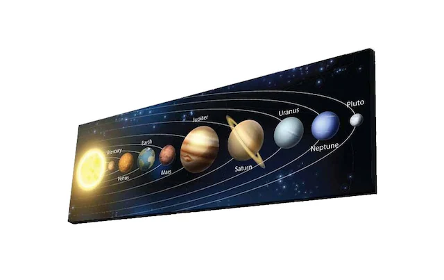 Wandbild »Wallxpert Planeten 30 x 90 cm« Bilder von Planeten