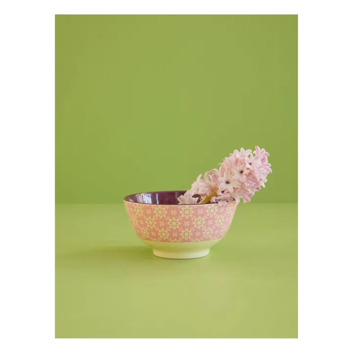 Rice Bol Graphic flower en melanine