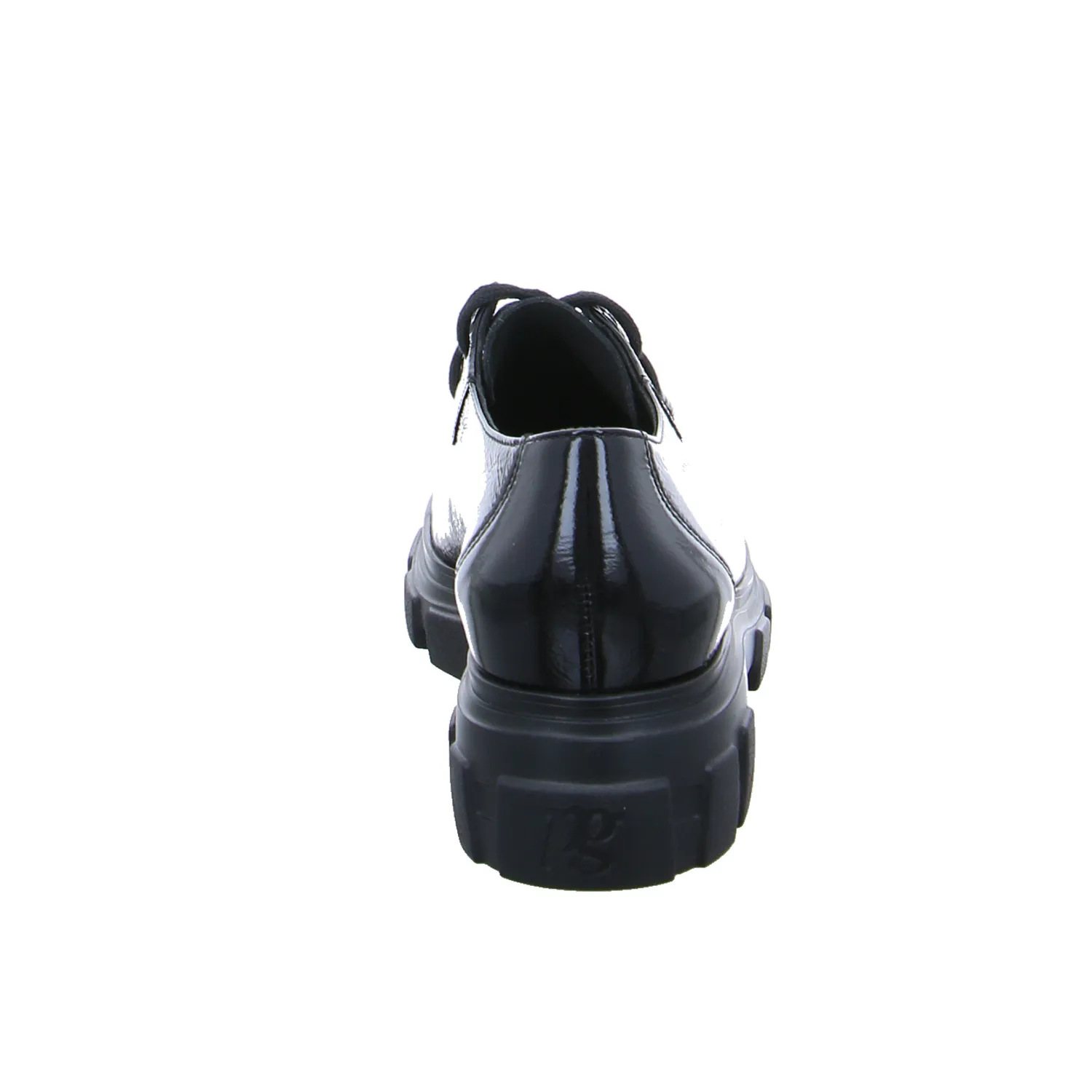 PAUL GREEN Schnürschuh Schwarz Leder