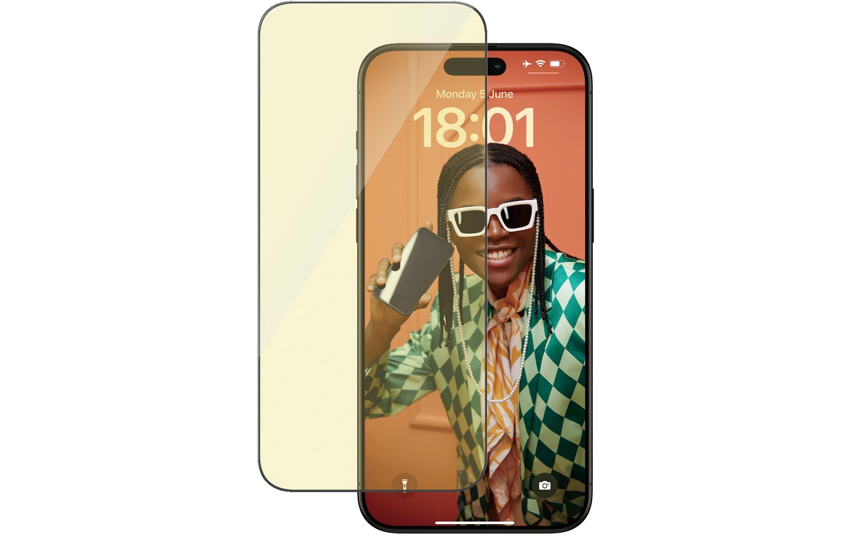 Displayschutz Anti Reflective iPhone 15 Pro MaxAnti Reflective und BluelightUltra Wide Fit Displayschutz mit Applicator für das Apple iPhone 15 Pro Max