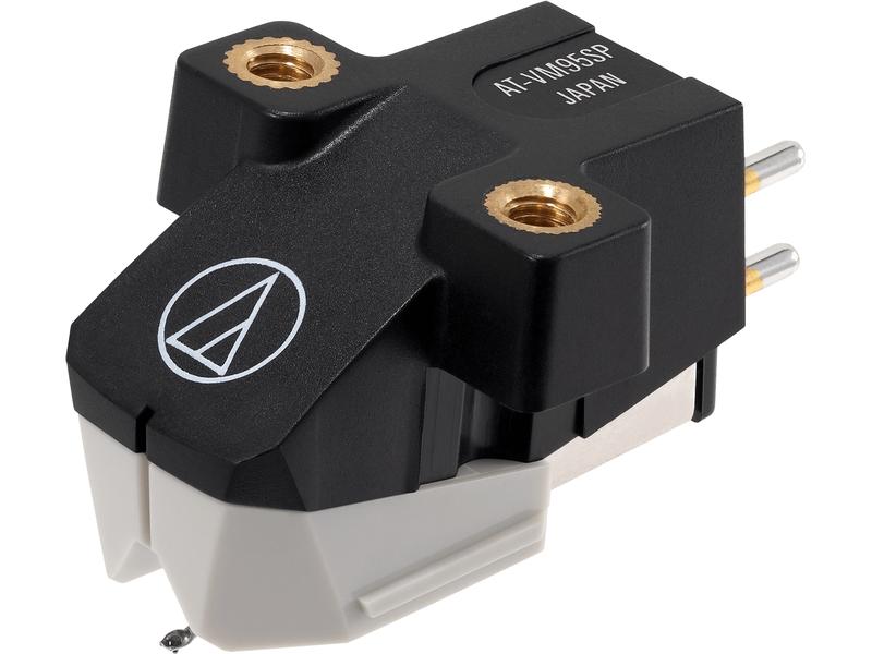 Audio-Technica Tonabnehmer AT-VM95SP Stereotonabnehmer für Mono-Schellackplatten mit nackter und gefasster Abtastnadel