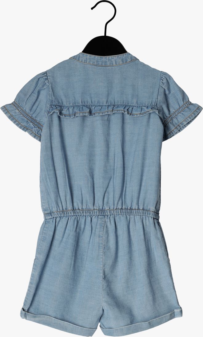 LIKE FLO blauwe like flo jumpsuit woven jumpsuit ruffle