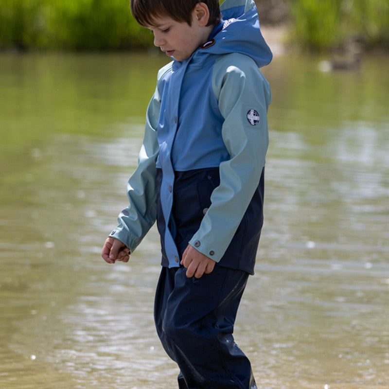 Kinder Muddy Regenhose navy