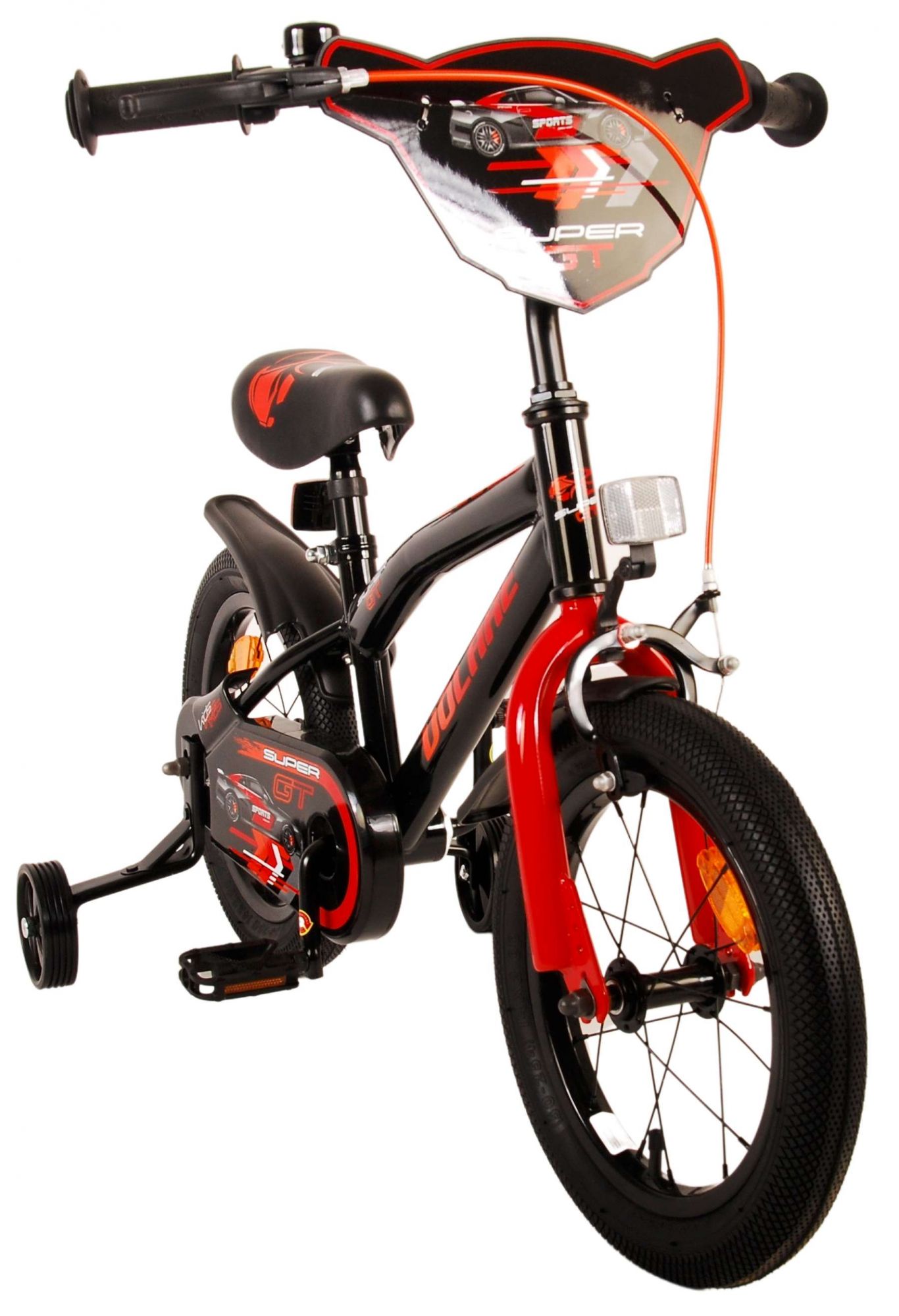 TPFSports Super GT Kinderfahrrad - Jungen - 14 Zoll - Rücktritt + Handbremse - Blau