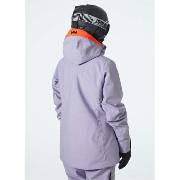 Veste de ski HELLY HANSEN W POWDERQUEEN 3.0 JACKET HEATHER