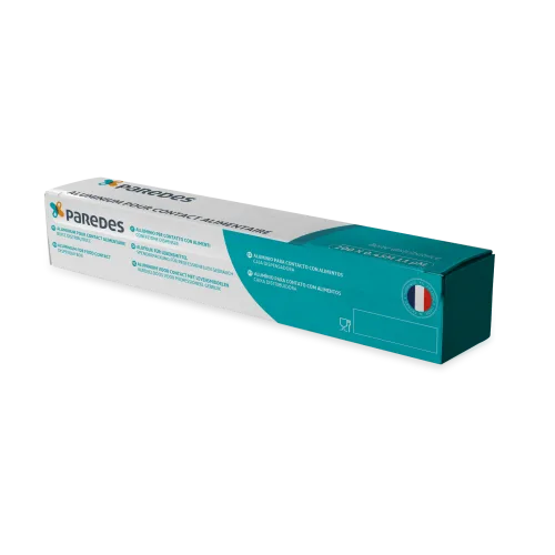 Boite distributrice rouleau aluminium  200m x 0,45 cm 11µm Paredes