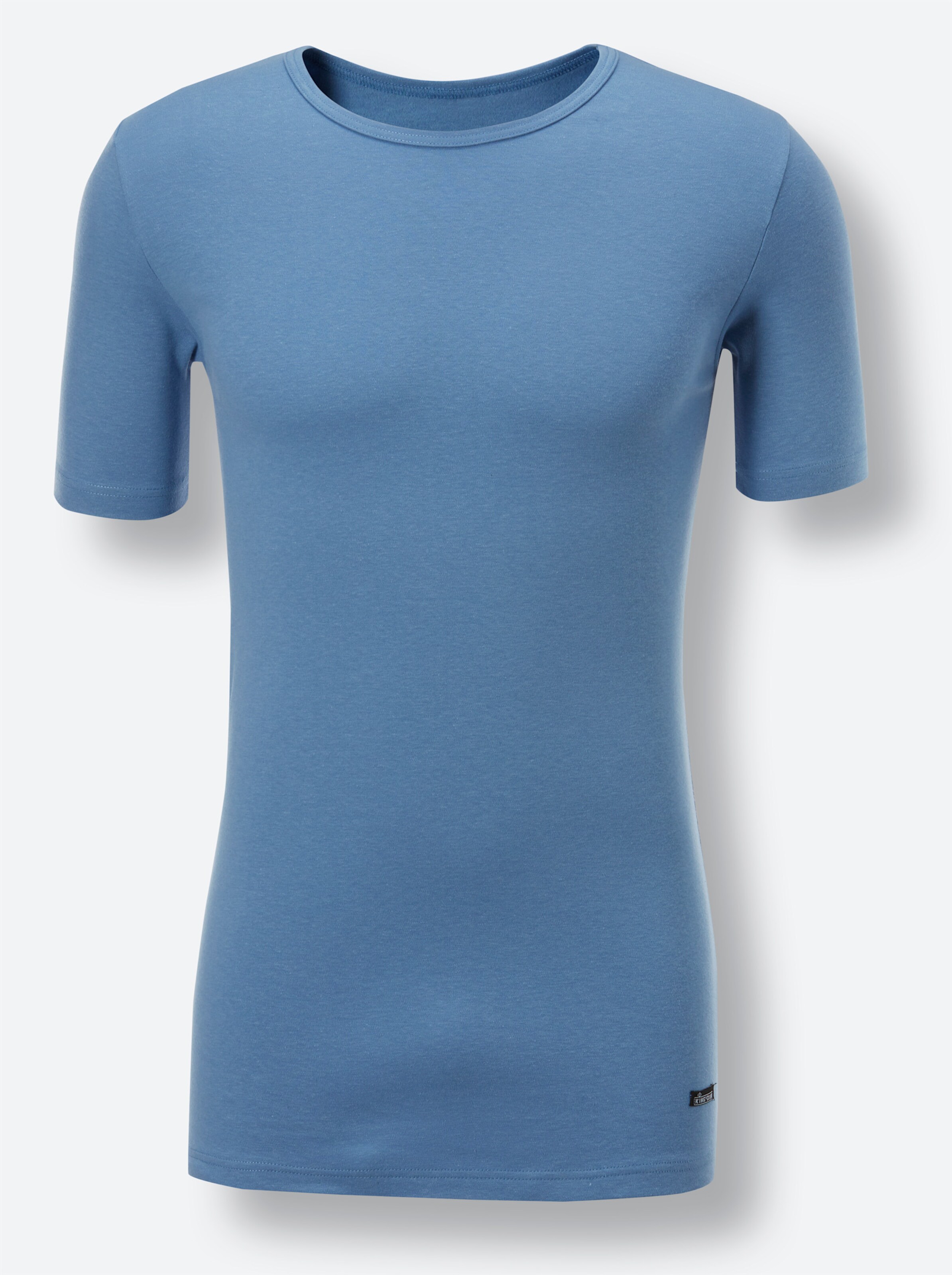 KINGsCLUB Shirt in marine + mittelblau