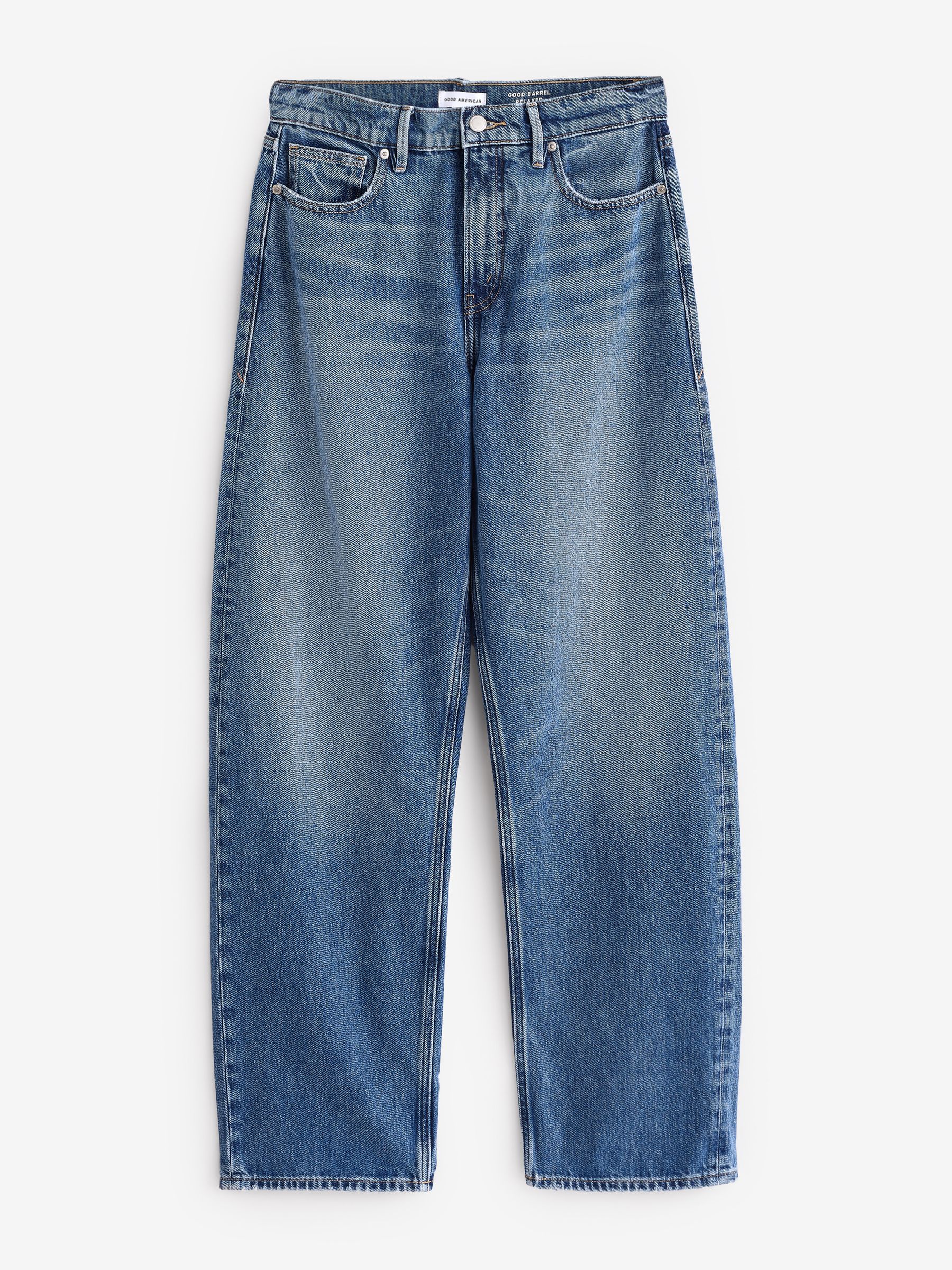 Good American Barrel 100% Cotton Jeans