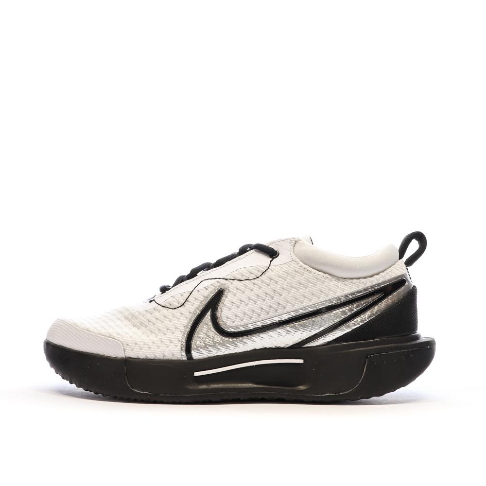 Nike Chaussure de Tennis Gris/Noir Femme Nike Zoom Court Pro HC
