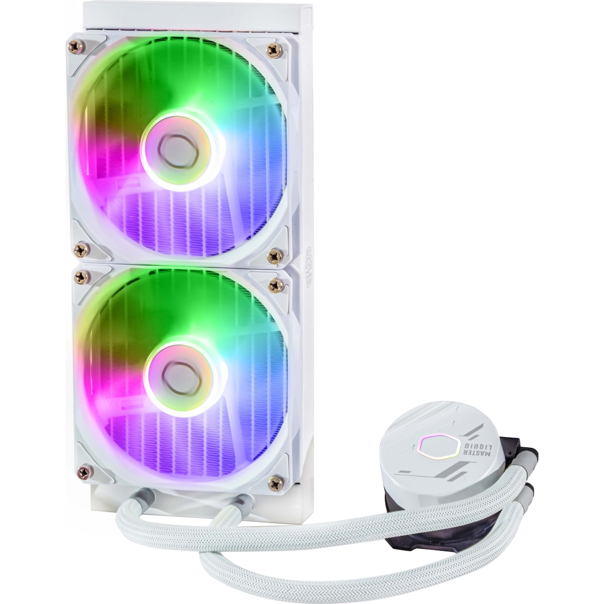 Cooler Master MASTERLIQUID 240L Core CPU-væskekjøler (hvit)