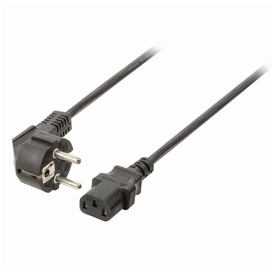 NEDIS Câble d'alimentation pour PC, moniteur et onduleur noir - 3 mètres