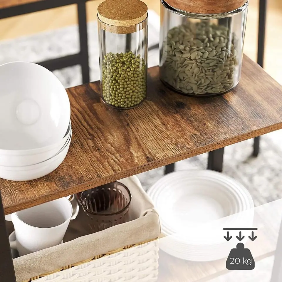 Bobbel Home - Bartafel - Donkerbruin - 109 x 60 x 100 cm