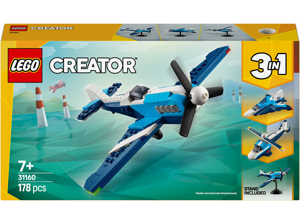 AERONAVE: AVIÃO DE CORRIDA LEGO CREATOR