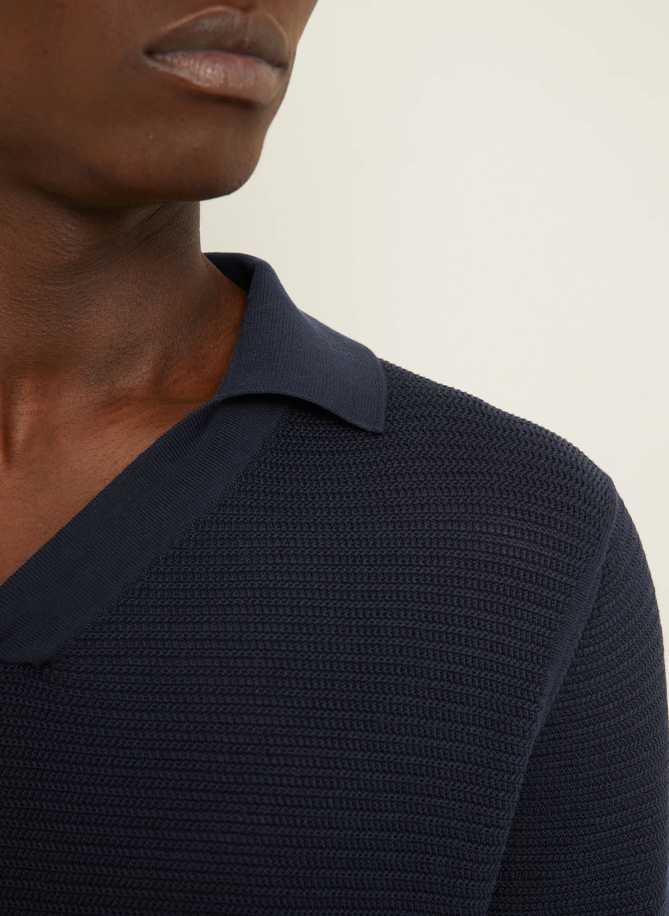 FIORONI Strick-Poloshirt