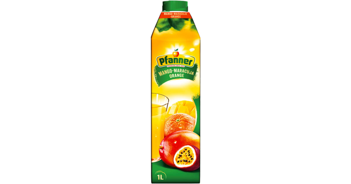 Pfanner Mango-Maracuja-Orangen Nektar 37% (Einweg)