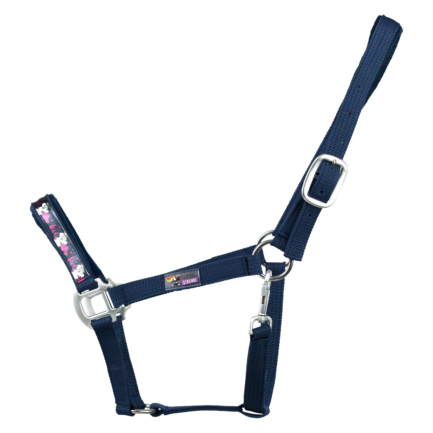 EQUEST Halfter Uno Plus PUMMEL & FLECKI  - navy