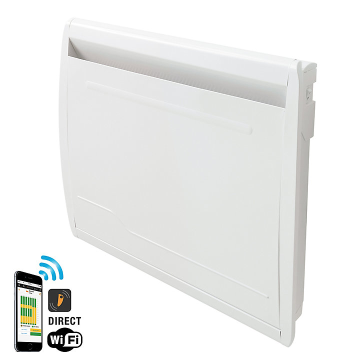 Radiateur électrique double cœur de chauffe Deltacalor Dolce 1000W