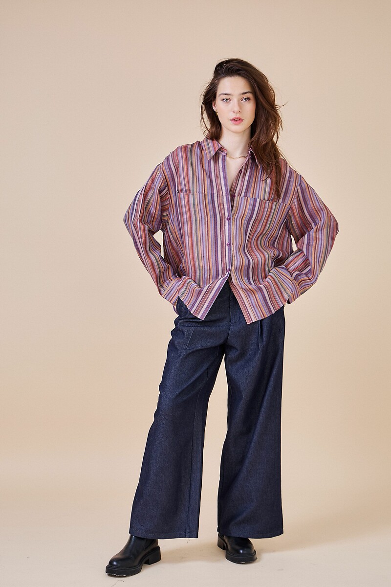 ATÉ BREVE<br>Blusa listrada