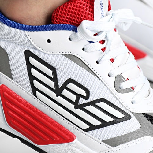 Baskets X8X070-XK165 Optical White Racing Red Cobalt Blue