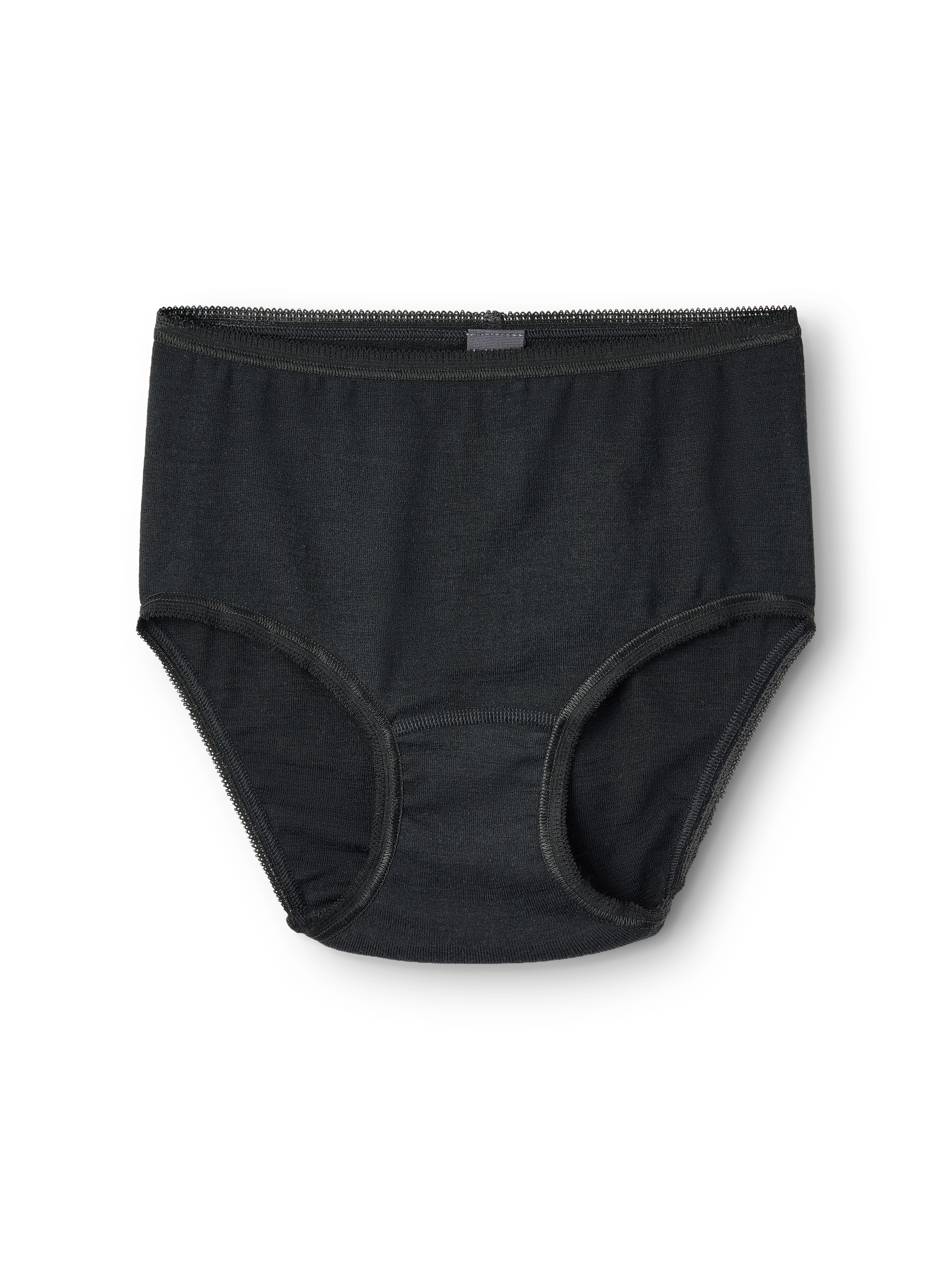 Tailleslips van merinowol voor dames in Zwart
