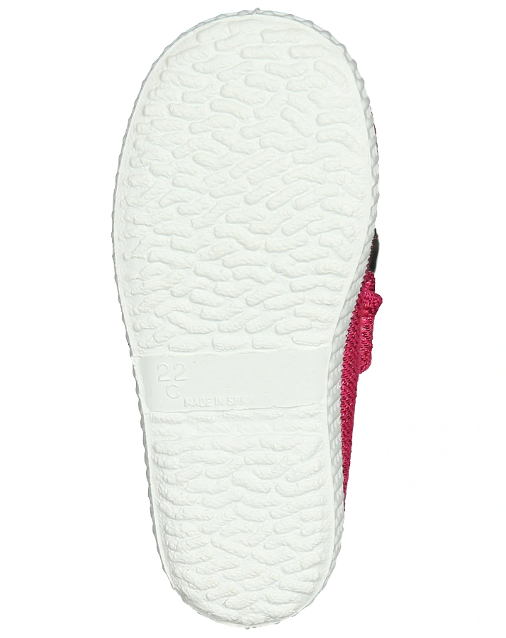 Ballerinas GLITTER GIRL mit Klett in metallic pink