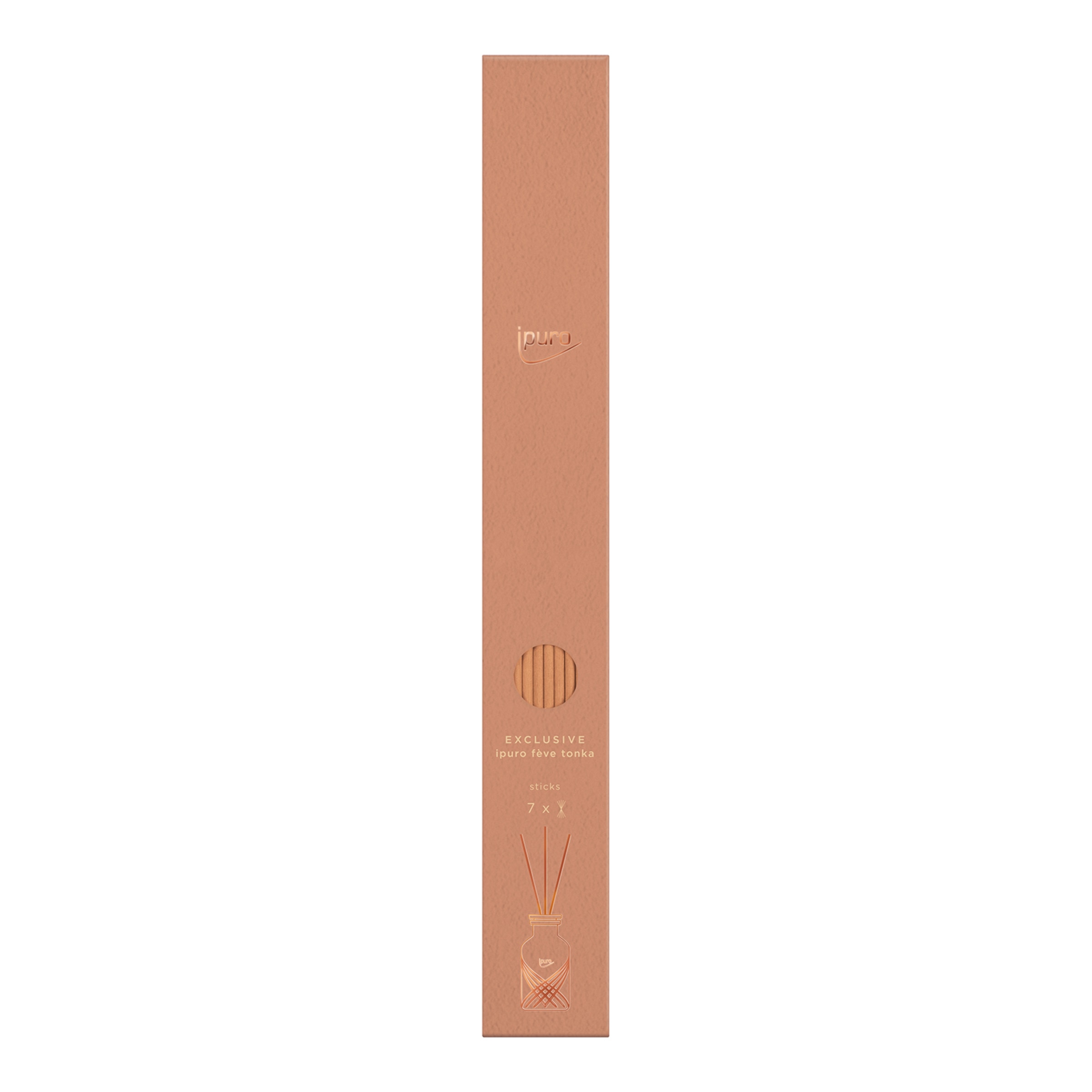 lachs, L 35 x ⌀ 0,4 cm, 7 Stück