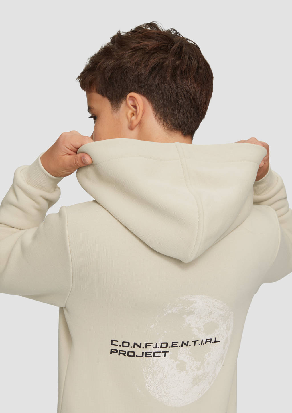 s.Oliver hoodie bruin