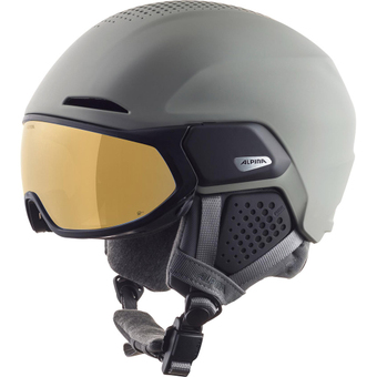 Alpina Alto Q-Lite Helm Moon Grey Matt / Gold