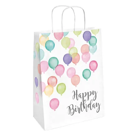 amscan 2 Partytüten Happy Birthday Pastel