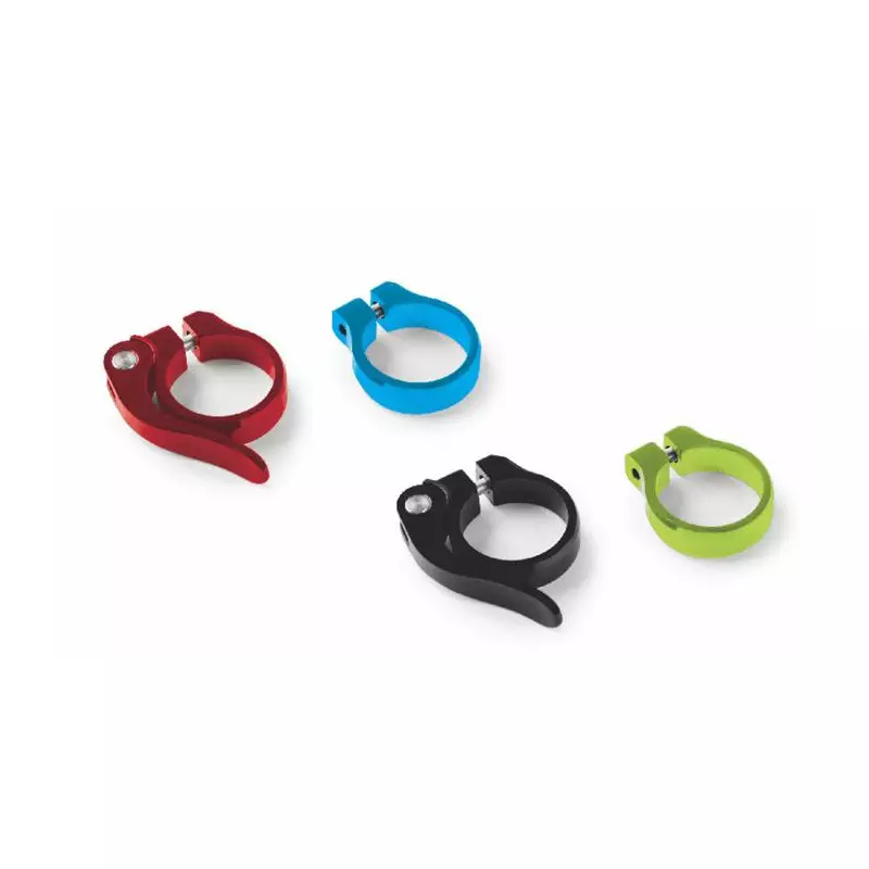 DARTMOOR Collier de selle Loop QR diam. 31.8mm, turquoise anod.