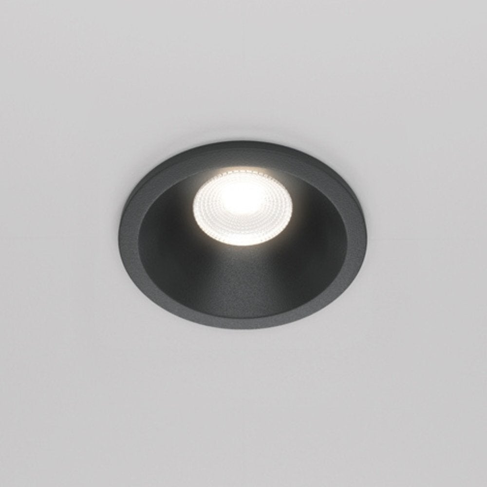 LED inbouw plafondspot Zoom in zwart 6W 410lm IP65 4000K