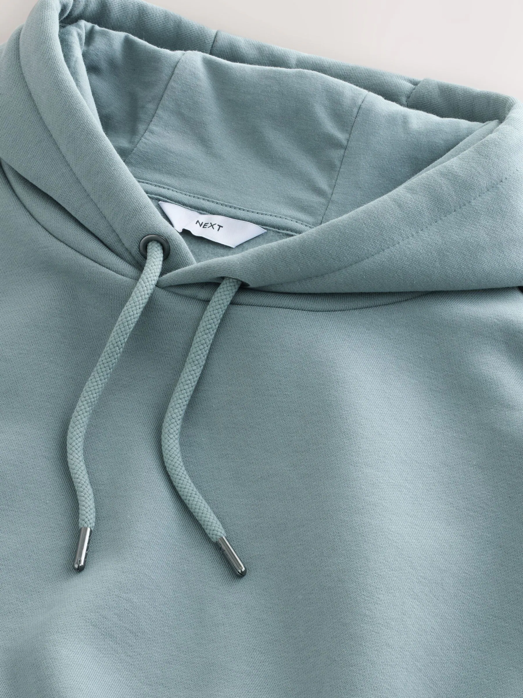 Blauw - Normale Pasvorm - Zwaargewicht Cotton Rich Jersey Hoodie