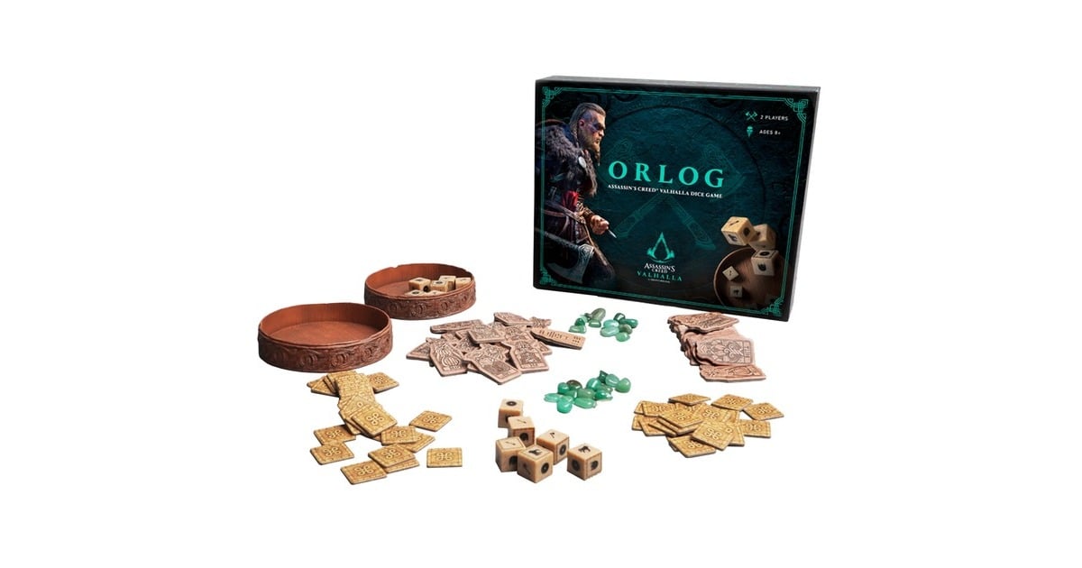 AsmodeeAssassin’s Creed Valhalla! Orlog Dice Game Dobbelspel  (Engels, 2 spelers, 10 - 15 minuten, Vanaf 8 jaar)