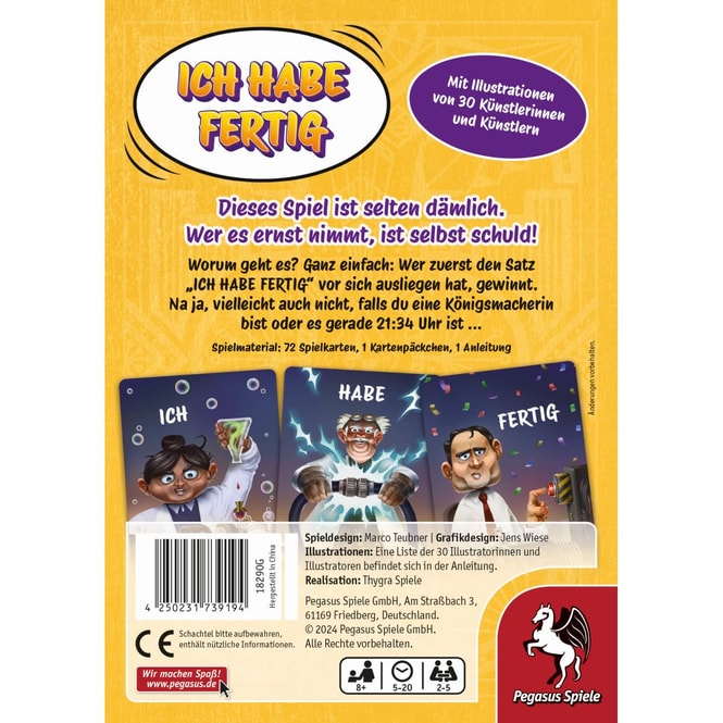 Ich habe fertig - Kartenspiel